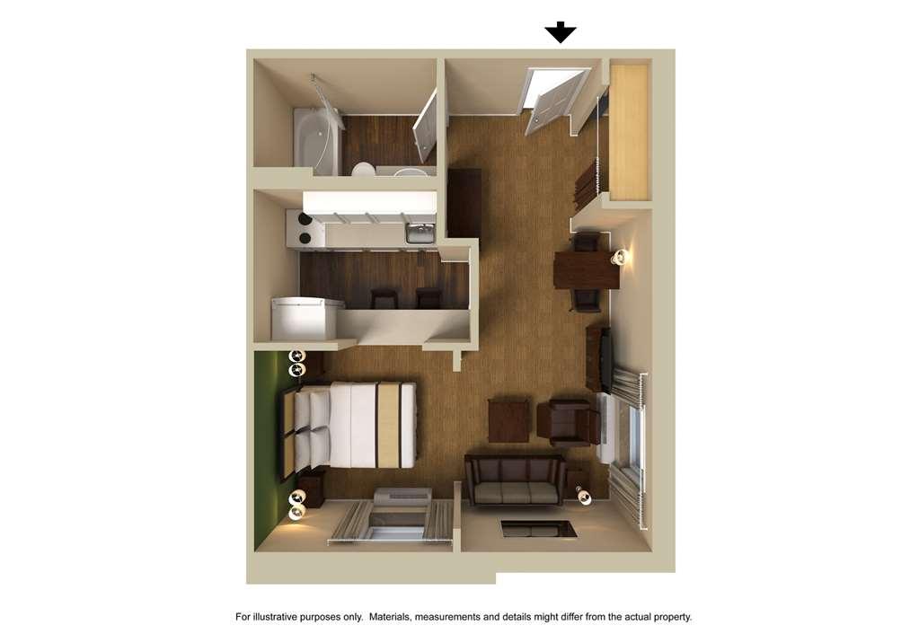 Extended Stay America Suites - Evansville - East Chambre photo